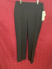 NWT Rachel Zoe Black High-Waist Straight-Leg Dress Pants Size 6
