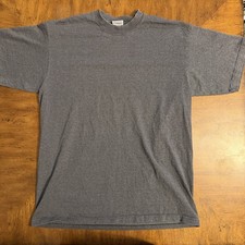 Shaka Wear XL Tall Heavyweight Blank T-Shirt Gray Streetwear USA Made