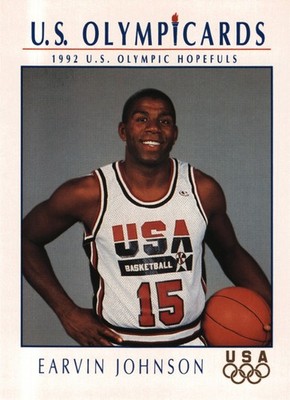 1992 Impel Olympicards: 1992 U.S. Olympic Hopefuls #11 Earvin Johnson