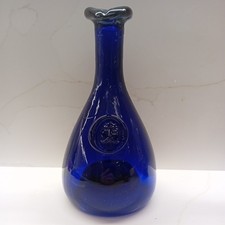 Holmegaard blaue Glas Wikinger Flaschenkaraff...