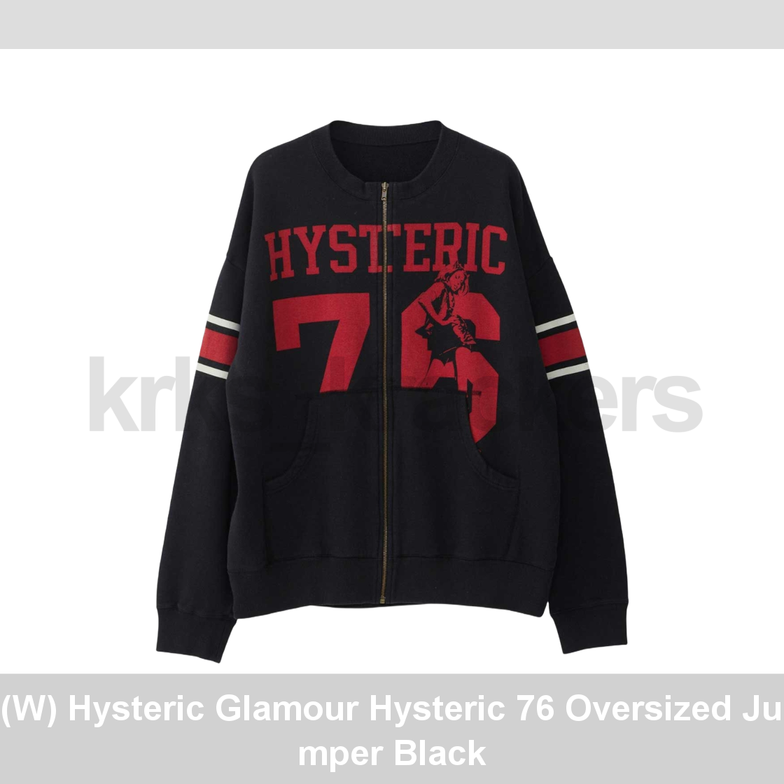 トップス HYSTERIC GLAMOUR HYSTERIC Vibes SWEAT W) Hysteric Glamour Hysteric 76 Oversized Jumper Black | eBay