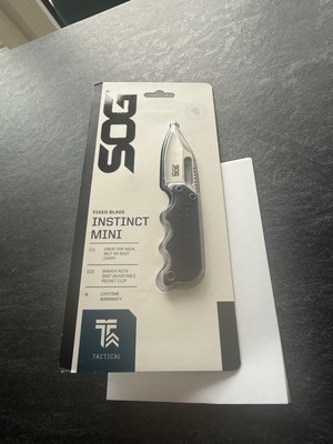 Original S.O.G SOG Instinct Mini Messer G10 Schalen schwarz NEU + Rechnung Neck