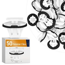 50PCS Wheel Arch Fender Flare Moulding Clips Compatible 50Pcs 11.5mm Clips