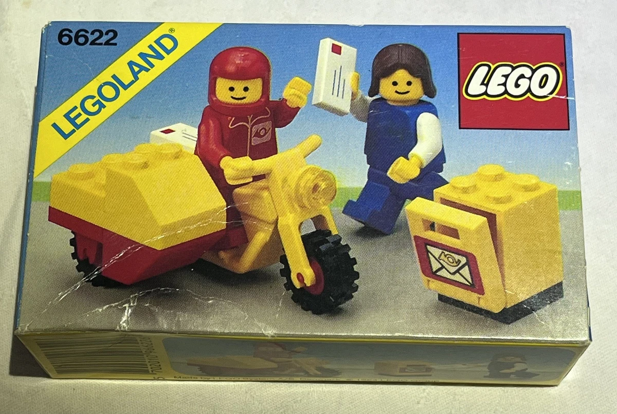 LEGO 6622 LEGOLAND Postbote mit Motorrad , NEU UND UNGEÖFFNET -Rarität von 1984