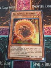 Yugioh Neo Flamvell Hedgehog HA04-EN032 Super Rare Unlimited Near Mint