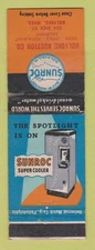 Matchbook Cover - Sunroc Water Coolers Holyoke Auction MA office supply