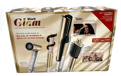 #ad Shark Glam Hot Tool Air Styling And Drying System HD6051S 1500 Watts $226.00