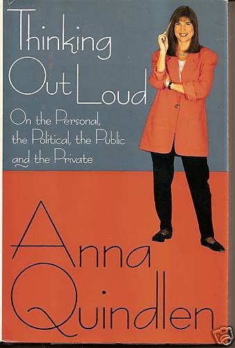 Thinking Out Loud by Anna Quindlen (1993) - Picture 1 of 1