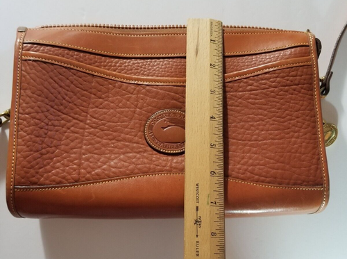 Vintage Dooney & Bourke Handtasche AWL Crossbody Schulter Pebbled Leder klassisch - Bild 11 von 11