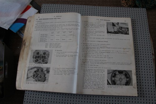 Rare Vintage 1971 HONDA CB250 CB350 CL250 CL350 Motorcycle Shop Manual - Picture 5 of 8