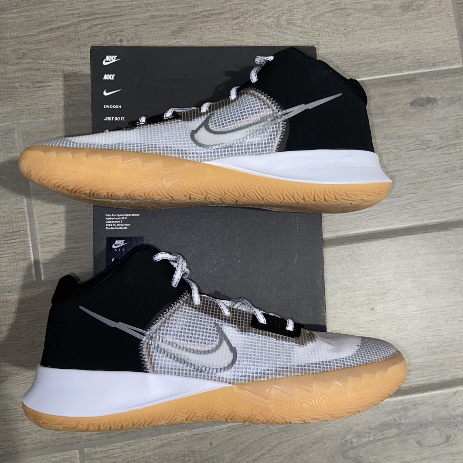New Nike Kyrie Flytrap 4 IV Black Grey White Gum Size 14 Mens Shoes New Nike Kyrie Flytrap 4 IV Black Grey White Gum Size 14 Mens Shoes