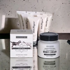 Beekman 1802 Pure Fragrance Free Lotion Goat Milk Whipped Body Cream +Travel Set