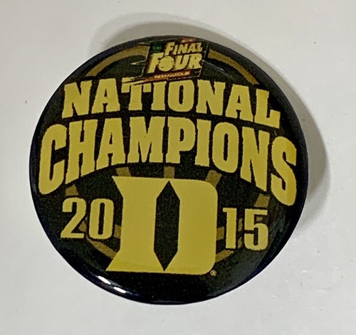 Duke Blue Devils Pin NCAA 2015 National  Champions Basketball - Picture 1 of 2