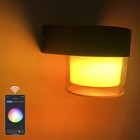 Smart LED Outdoor Wall Sconce Lamp Fixture 9W RGBW APP Control Multi-Color Light