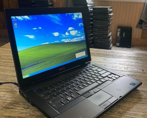 14.1" Dell Laptop E6400 Vintage Windows XP Pro 32 Bit 2ghz 2gb 120gb WIFI DVD - Picture 1 of 7