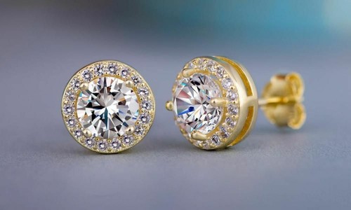 925 Sterling Silver Crystal Stud Earring Engagement Party Earrings Women Jewelry - Picture 3 of 69