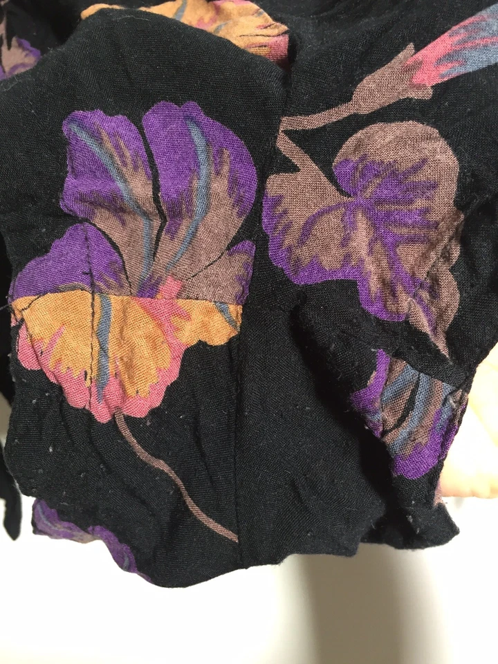 Element Women's Multicoloured Hibiscus Floral Shorts Size 8 W28-34 inch Rayon — 第 4/4 张图片