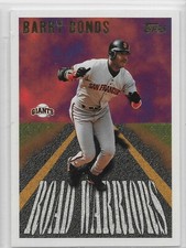 1996 Topps Road Warriors #RW 4 Barry Bonds San Francisco Giants