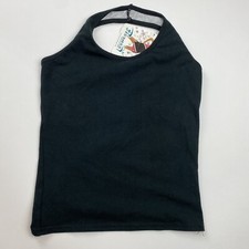 Pizzazz Black Halter Dance Cheer Top Girls Youth L NWT