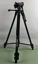 Sunpak PlatinumPlus 58" Aluminum 3-Way Tripod Pan Tilt Head w/ GoPro Adapter