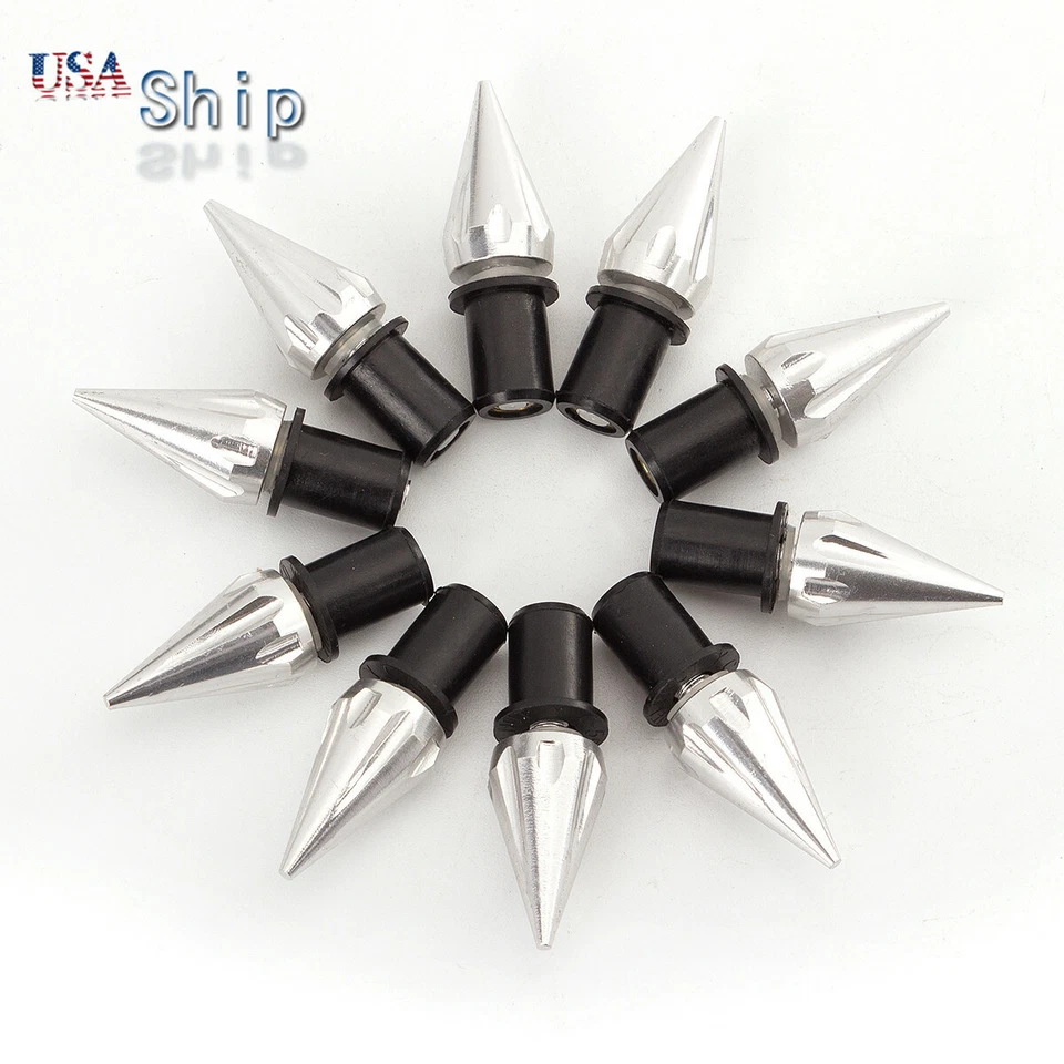 Kit de pernos de tornillo para carenado de parabrisas de 10x5 mm para moto tuercas de montaje de parabrisas tuerca Foto 2 de 4