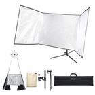 SMDV FLIP BANSA z torbą + głowicą kulową / studio uniwersalny reflektor fotograficzny muszli