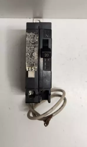 GUARANTEED! SIEMENS 20A 120V 1-POLE GFCI CIRCUIT BREAKER BLF120
