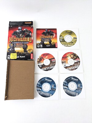MechWarrior 4: Special Compilation Edition PC Game Complete w/ Manual & 5 Discs