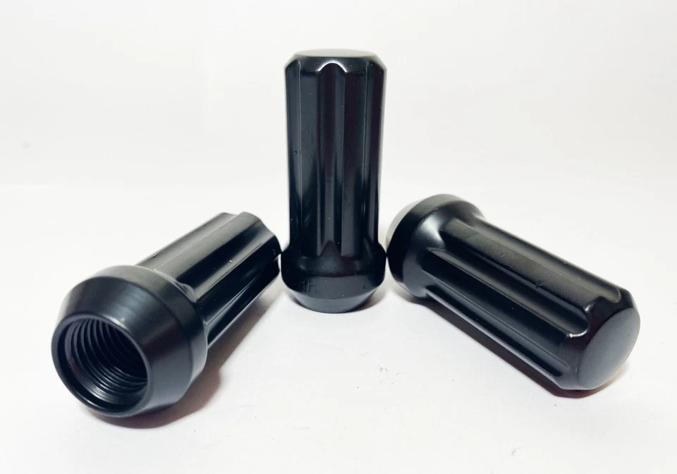 Ajuste Dodge RAM 1500 Dakota Durango tuercas estriadas asiento cónico 2” 9/16-18 negro 20 Foto 3 de 4