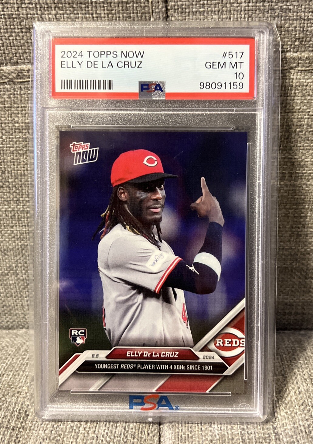 Elly De La Cruz 2024 Topps Now #517 Base (Print Run: 4,611 Elly De La Cruz 2024 Topps Now #517 Base (Print Run: 4,611