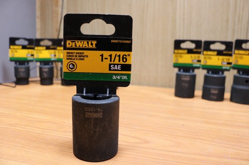 DEWALT 3/4" Drive Impact Socket 6pt SAE AF Imperial 3/4" to 1 1/12" Heavy Duty - Picture 22 of 29
