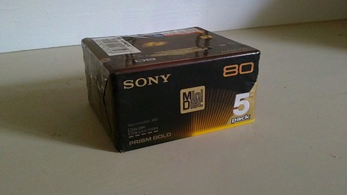 5 Minidisc Sony Prism Gold MD 80 min - Photo 2/3