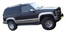 Painted Fenders For 1992-1999 Chevrolet Tahoe 2 Door Set Of 4 Flares Painted Fenders For 1992-1999 Chevrolet Tahoe 2 Door Set Of 4 Flares