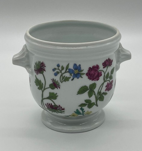 POT CACHE POT PORCELAINE DE PARIS DECOR HERBIER - Picture 5 of 6