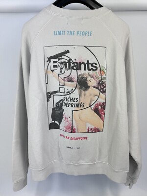 Enfants Riches Deprimes - Graphic Print Sweatshirt Size: XL Enfants Riches Deprimes - Graphic Print Sweatshirt Size: XL