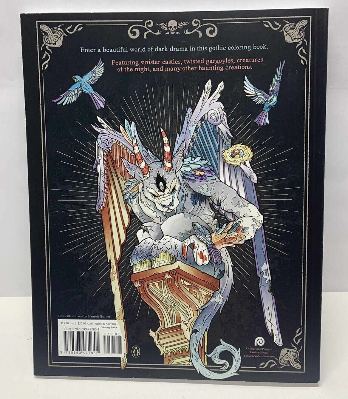 Dark Art Coloring Ser.: Dark Art Gothica : A Horror Coloring Book by ...