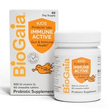 BioGaia Immune Active Kids  Probiotic  Vitamin D  for Digestive  Immune H...