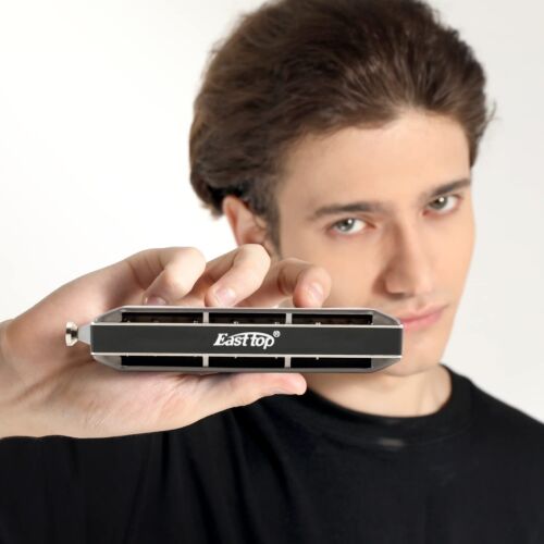 EASTTOP Forerunner T1248NV Chromatic Harmonica Key C 12Hole 48Tone Mouth Organ - Picture 10 of 13