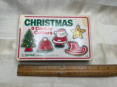 1984 CHRISTMAS COOKIE CUTTERS Fox Run Craftsmen Set Of 5