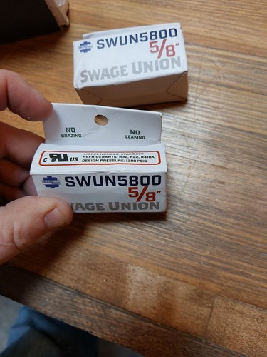 SMARTLOCK 5/8" SWAGE UNION, SWUN5800
