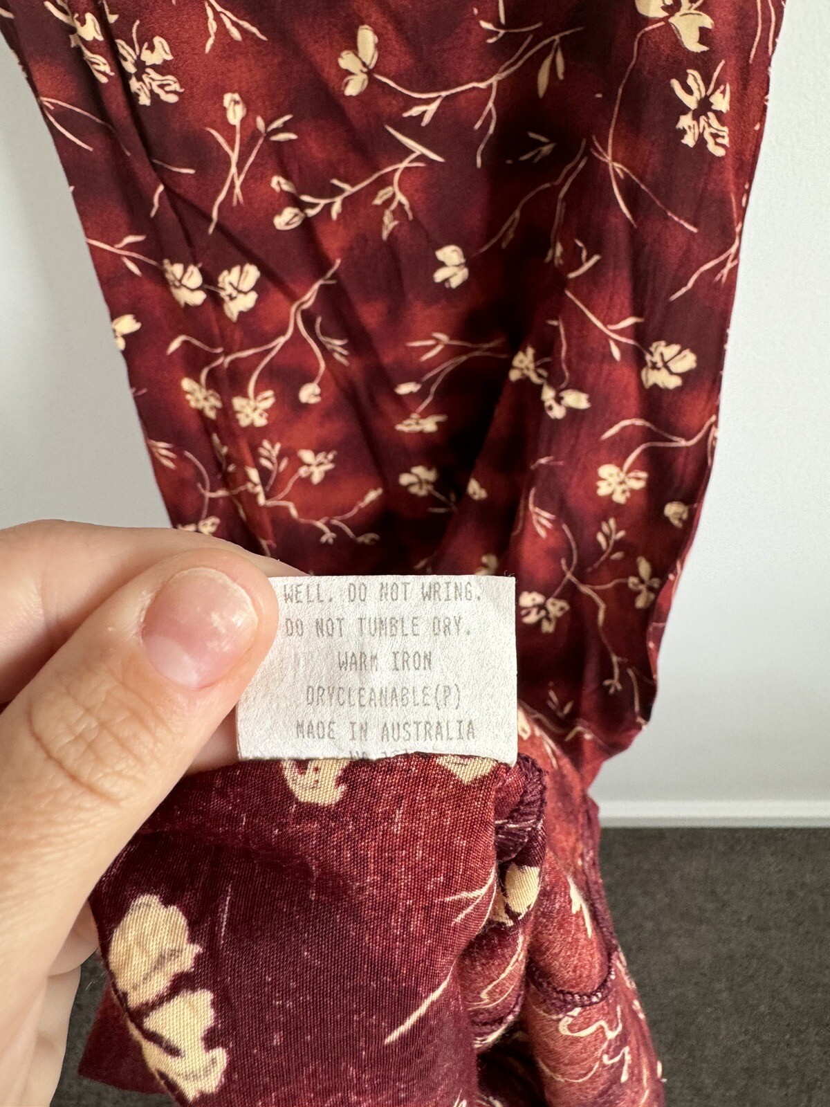 Sportsgirl Red Floral Sleeveless Maxi Dress Size 10 A Line eBay