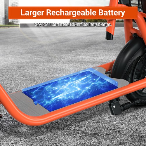 Electric Bike Sport Bicyle Electric Scooter with Seat Adult for Commuter 36V - Picture 16 of 21