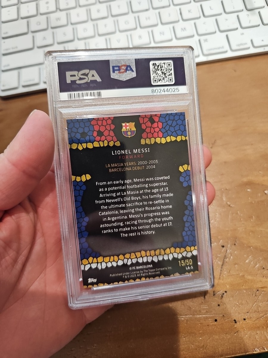 Topps soccer メッシ Messi 50枚限定 Gold カード Topps soccer メッシ Messi 50枚限定 Gold カード