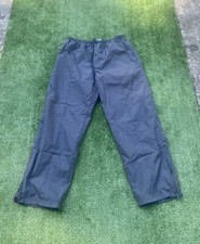 Old Navy Grey Nylon Y2K Windbreaker Pants. Size Large
