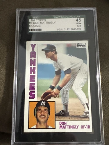 1984 Topps - #8 Don Mattingly (RC)