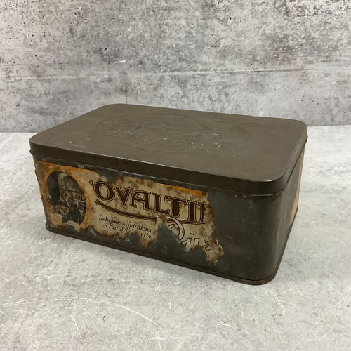 Vintage c1940s Ovaltine Advertising Tin Collectible - Picture 4 of 7