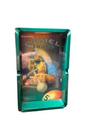 Vintage 1992 Camel Lights Joe Cool Cigarette Billiard Pool Table Ashtray