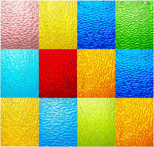 10 Sheets Bright Variety Transparent Textured Stained Glass Sheets Pack, 4 X 6 I - Picture 9 of 12