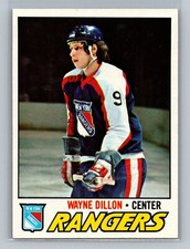 1977-78 Topps Wayne Dillon #166 - New York Rangers - EX+ to NEAR MINT