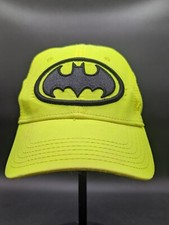 DC Comics Batman Logo El Caballero Oscuro Superhéroe Amarillo Neón Fluorescente Flexfit